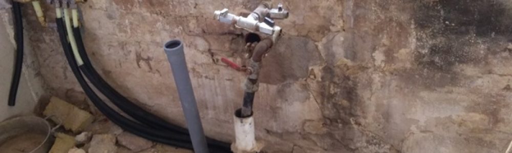 DIY renovering af hus afløb vand