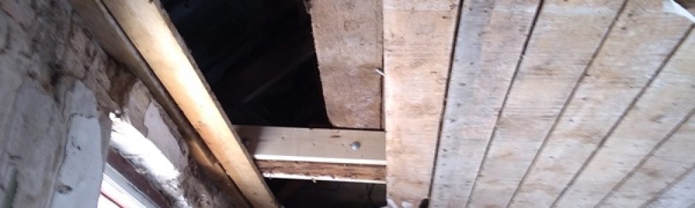 DIY renovering af hus udskiftning af bærende bjælke reparation af rådne